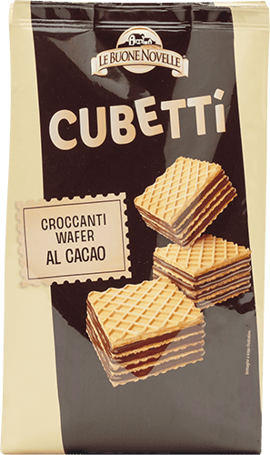 LE BUONE NOVELLE WAFER CUBETTI CACAO