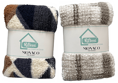 PLAID SHERPA MODELLO MONACO