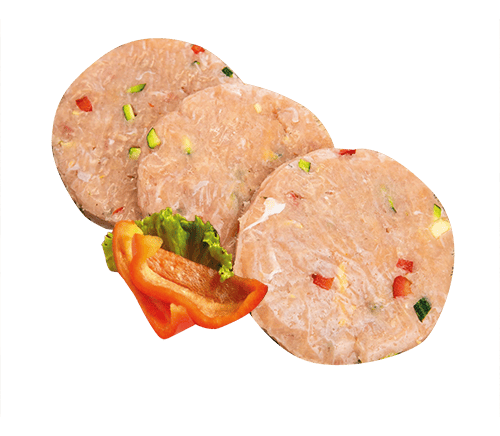 HAMBURGER DI POLLO CON OLIVE/CON PEPERONI