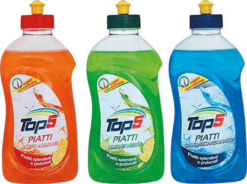 TOP5 DETERSIVO PIATTI ASSORTITO 750 ML