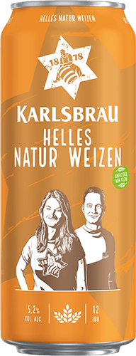 KARLSBRÄU HELLES NATUR WEIZEN 500 ML