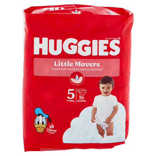 HUGGIES LITTLE MOVERS TAGLIE ASSORTITE UNISEX