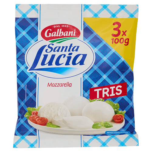 MOZZARELLA SANTA LUCIA GR 100 X3
