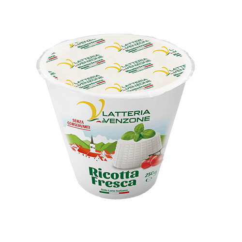 RICOTTA FRESCA LATTERIA DI VENZONE GR 250