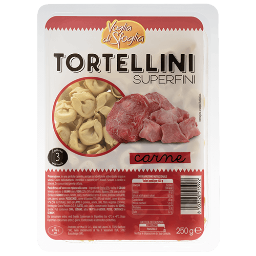 VOGLIA DI SFOGLIA TORTELLINI/TORTELLONI ASSORTITA 250 G