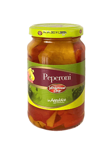 VERDEROSSO ORO PEPERONI IN AGRODOLCE 180 G
