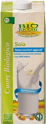 BIORICCHI BEVANDA BIOLOGICA A BASE DI SOIA SENZA ZUCCHERI AGGIUNTI 1 L