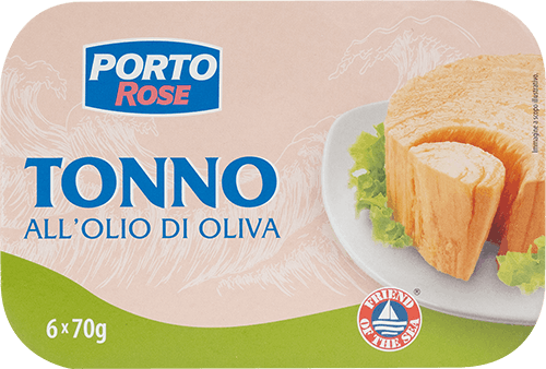 PORTO ROSE TONNO ALL'OLIO DI OLIVA 6 X 70 G