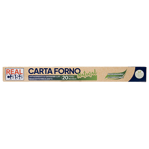 REAL CASA CARTA FORNO NATURAL 20 FOGLI