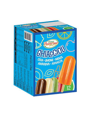 FRESCA PASSIONE GHIACCIOLI ASSORTITI 12 PEZZI 780 G